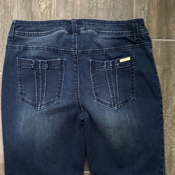 Chico's SO SLIMMING Dark Blue Straight Leg Women's Jeans - Picture 4 of 10